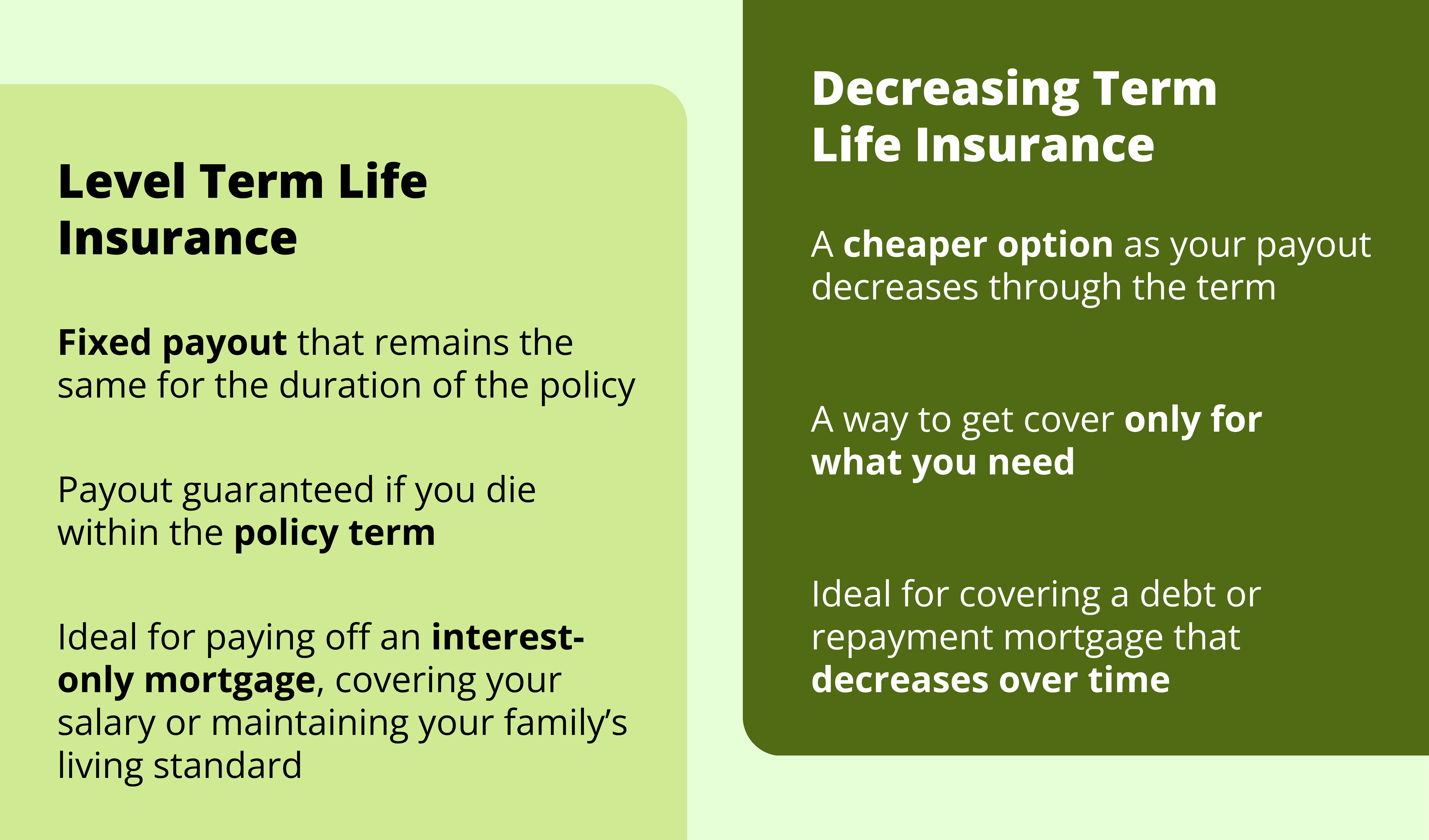 Comparing life insurance