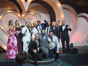 Usay Compare winning team of the year award